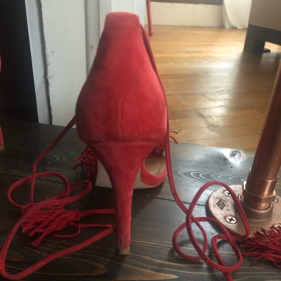 Steve Madden heel. Sz 6. Suede. - Picture 3 of 5